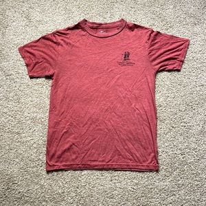 Light weight red craggy gardens t-shirt
